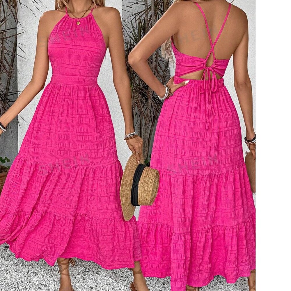 Pink summer dress